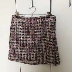 J.Crew Sparkle Tweed Skirt